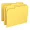 Smead Folder, File, Ltr, 1/3, Yellow Pk SMD12943 - alternate 1